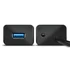 AXAGON HUE-SA7BP USB3.0 CHARGING HUB (Hétportos USB 3.0 hub gyors töltési támogatással. AC adapter a csomagban. Fekete)