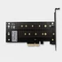 AXAGON PCEM2-D PCIe NVMe+SATA M.2 Adapter
