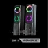 Advance Hangszóró - SOUNDPHONICS RGB 6W RMS (2.0, 3,5mm Jack, RGB, fekete)