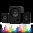 Advance Hangszóró - SOUNDPHONIC RGB 11W RMS BLUETOOTH (2.1, Bluetooth/3,5mm Jack, RGB, fekete)