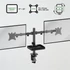 Advance Monitor Asztali konzol - XTENDMOUNTS Dual (17-32", Max.: 2x9kg, dönthető, forgatható, fekete)