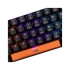 Baracuda DOLPHIN-B/R-US, BGK-03111B/R-US fekete mechanikus gamer billentyűzet piros kapcsolóval, angol