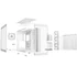Be Quiet! Számítógépház - LIGHT BASE 900 FX White (ATX, edzett üveg oldallap, fehér)