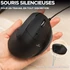 Bluestork Egér - M-W-ERGO (Ergonomic, Rechargeable, 2.4G, 7200 DPI, optikai, fekete)