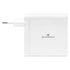Bluestork Hálózati töltő - PW-NB-65-C-W (USB-C, USB-A, 65W, 1.8m kábel, Fehér)