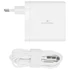 Bluestork Hálózati töltő - PW-NB-65-C-W (USB-C, USB-A, 65W, 1.8m kábel, Fehér)