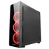 CHIEFTEC Ház Gaming Scorpion 2, ATX, 4x120mm RGB ventilátor, RGB vezérlő, Tápegység nélkül, Edzett Üveg, Fekete