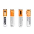 COLORWAY AAA újratölhető elem, USB-C 590 mAh 1.5B (Li-Polymer) (2pc.)