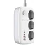 COLORWAY Hálózati elosztó, CW-CHE34PDW, 3 dugalj, 4xUSB (2xUSB-A, 2XTYPE-C) GaN3 Pro PD 2m, 65W, fekete