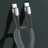 COLORWAY Kábel, Type-C - Type-C (PD Fast Charging 65W) 3.0A 1m gray (CW-CBPDCC040-GR)