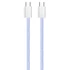 COLORWAY Kábel Type-C CW-CBPDCC061-PU, fonott pamut, PD Fast Charging 60W, 3,0A 1M lila