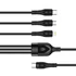 COLORWAY Kábel Type-C CW-CBPDU3060-BK, 3B1 (Lightning+MicroUSB+Type-C) 3.0A (PD60W adatok) 1.2 fekete
