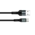 COLORWAY Kábel, USB Type-C CW-CBUC045-BK, nylon 2,4A 1M fekete