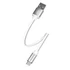 COLORWAY Kábel, USB dugasz Type-C CW-CBUC001-WH, dugó, 25 CM fehér