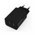 COLORWAY USB töltő CW-CHS015-BK, AC töltő 2USB AUTO ID 2.1A (10W) fekete