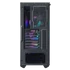 COOLER MASTER Ház Midi ATX MasterBox MB520 ARGB + 4db Ventilátor, Tápegység nélkül, Üvegfalú, Fekete
