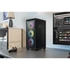 CORSAIR Ház 2000D RGB AIRFLOW Mini-ITX, 3xAF120 RGB SLIM Ventillátorral, SFX Tápegység nélkül, Edzett Üveg, fekete