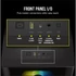 CORSAIR Ház iCUE 4000X RGB, 3x12mm RGB Ventillátorral, Tápegység nélkül, Edzett Üveg, fekete