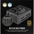 CORSAIR Tápegység Moduláris, RM1000x SHIFT, 1000W, 14cm, ATX, BOX, 80+ Gold