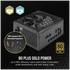 CORSAIR Tápegység Moduláris, RM750x SHIFT, 750W, 14cm, ATX, BOX, 80+ Gold