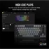 CORSAIR Vezeték Nélküli Billentyűzet Gaming, K65 PLUS 75%, Mechanikus, MLX Red switch, US, fekete