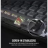 CORSAIR Vezeték Nélküli Billentyűzet Gaming, K65 PLUS 75%, Mechanikus, MLX Red switch, US, fekete