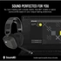 CORSAIR Vezeték Nélküli Headset, HS80 MAX RGB WIRELESS Gaming, Dolby Atmos hangzás, szürke