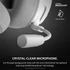 CORSAIR Vezeték Nélküli Headset, VOID v2 Wireless Gaming Headset, Dolby Atmos, fehér