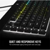 CORSAIR Vezetékes Billentyűzet Gaming, K55 RGB PRO, 6 programozható billentyű, Cseppálló, Csuklótámasz, US, fekete