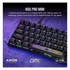 CORSAIR Vezetékes Billentyűzet Gaming, K65 PRO MINI RGB 65%, Optical-Mechanical, US, szürke