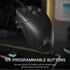 CORSAIR Vezetékes Egér Gaming, M55 Lightwight, 6 programozható gomb, Ultra-könnyű, 16000dpi, fekete