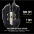 CORSAIR Vezetékes Egér Gaming, SCIMITAR RGB ELITE, 17 programozható gomb, RGB Világítás, 18000dpi, fekete
