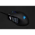 CORSAIR Vezetékes Egér Gaming, SCIMITAR RGB ELITE, 17 programozható gomb, RGB Világítás, 18000dpi, fekete