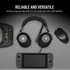CORSAIR Vezetékes Headset, HS65 SURROUND Gaming, Dolby audio, carbon