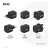 Club 3D Hálózati töltő - CAC-1909EU (45W GAN, USB-C Dual Port, PD 3.0, PPS, Kétportos)