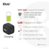 Club 3D Hálózati töltő - CAC-1909EU (45W GAN, USB-C Dual Port, PD 3.0, PPS, Kétportos)