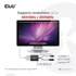 Club 3D Átalakító - CAC-1010 (DisplayPort to Dual Link DVI-D, aktív, 4K30Hz, HDCP ON)