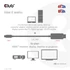 Club 3D Átalakító - CAC-1187 (Mini DisplayPort 1.4 to HDMI 4K120Hz / 8K60Hz HDR10+, 1.8m)