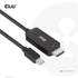 Club 3D Átalakító - CAC-1187 (Mini DisplayPort 1.4 to HDMI 4K120Hz / 8K60Hz HDR10+, 1.8m)