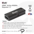 Club 3D Átalakító - CAC-1307 (HDMI aktív ismétlő 4K60Hz, Micro USB tápellátás, 18Gbps, 3D, HDR, HDCP 2.2&1.4)