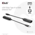 Club 3D Átalakító - CAC-1421 (USB-A to RJ45, 5 GBps, M/F)