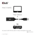 Club 3D Átalakító - CAC-1421 (USB-A to RJ45, 5 GBps, M/F)