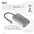 Club 3D Átalakító - CAC-1510 (3.2 USB-C Gen 1 to DVI-D Dual Link, HDCP ON, 4K30Hz)