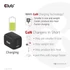 Club 3D Hálózati töltő - CAC-1913EU (65W GAN, Triple port 2xUSB-C 1xUSB-A PD 3.0)