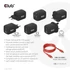 Club 3D Hálózati töltő - CAC-1913EU (65W GAN, Triple port 2xUSB-C 1xUSB-A PD 3.0)