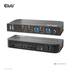 Club 3D KVM Switch - CSV-1382 (Dual HDMI, 4K60Hz, USB, PC KVM funkció, HDR, 3D támogatás)