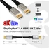 Club 3D Kábel - CAC-1069 (DisplayPort 1.4 HBR3 8K @60Hz, 32.4Gbps, 4m, 24AWG, DSC 1.2, VESA, M/M)