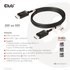 Club 3D Kábel - CAC-1091 (DisplayPort 2.1,  DP80, 4K240Hz, 1.2m, Bidirectional, M/M)