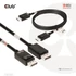 Club 3D Kábel - CAC-1091 (DisplayPort 2.1,  DP80, 4K240Hz, 1.2m, Bidirectional, M/M)