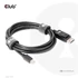 Club 3D Kábel - CAC-1115 (Mini DisplayPort to DisplayPort 1.4 HBR3, 8K60Hz/4K120Hz, 2m, kétirányú)